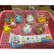 (美諾玩具)H90    早期絕版   青蛙俄羅斯疊疊樂扭蛋公仔組