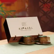 全球選品1館 生活百貨 龍泉青瓷咖啡杯碟套裝高檔精緻下午茶對杯伴手禮物陶瓷馬克杯子