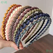 【波浪寬版髮箍】洗臉髮箍 壓髮夾 頭箍 髮窟 頭飾 隱形髮箍 不痛 遮白髮 網紅款 髮帶 髮飾 2024新款
