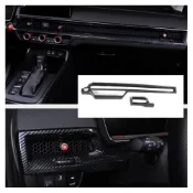 (店+)適用於CRV 6代 中控飾條碳纖維紋路飾板HONDA CRV水轉印 卡夢內裝 改裝 防刮 耐磨