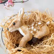 免運 Aurora模擬梅花鹿毛絨玩具麋鹿兒童安撫玩偶動物園小鹿公仔XJ25122