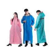(店+)防漏水斜開拉鍊前開式雨衣 LD1219