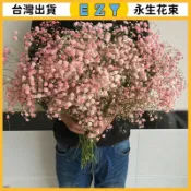 [EZY]48出貨 永生花 乾燥花 永生花束滿天星勿忘我幹花花束傢居擺設客廳裝飾擺件永生花鮮花情人節大束