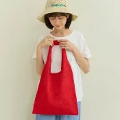 【a la sha】波拉熊波浪邊針織提袋
