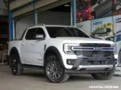 MyRack 車架專家 MRK 皮卡配件 【MRK】FORD RANGER T9前中網 水箱罩-LED環形光 FR22FGL-5008-MB
