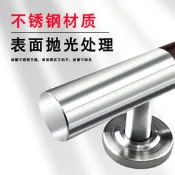 好物推薦~加厚不銹鋼明裝拉手雙開木門櫃門把手老式防盜門大門鐵門扶手拉手