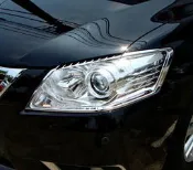 ~圓夢工廠~Toyota Camry 6.5代 2009~2011 改裝鍍鉻銀車燈框飾貼 前燈框 大燈框 頭燈框