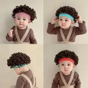 【Baby 童衣】兒童造型帽 寶寶運動感爆炸頭帽 男女童搞怪帽 嬰幼童保暖毛線帽 11899(共４色)