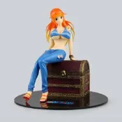 [APPS STORE4]前三免運 港版 公仔 模型 海賊王 航海王 POP 娜美 坐寶箱 紳士