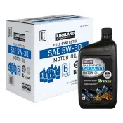 【Costco好市多】科克蘭 5W-30 全合成機油 946毫升 X 6入 Kirkland Signature 5W-30 Full Synthetic Motor Oil 946 ml X 6-Pack