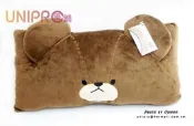 【UNIPRO】小熊學校 bears school 傑琪 12吋 立體耳朶小熊學校頭型雙人枕 長抱枕 靠枕 正版授權