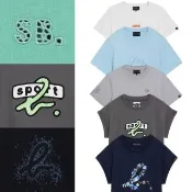 【agnes b.】sport b. 女裝 Dino 刺繡T恤 多色 出清品