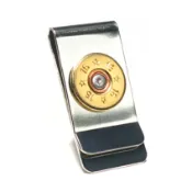 Bullet 16口徑 散彈槍子彈鈔票夾（金屬錢夾 復古紙鈔夾 鈔票紙鈔卡片卡夾發票夾現金夾 黃銅 money clip