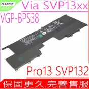 電池動力 SONY BPS38 電池 索尼 VGP-BPS38 SVP13215PXS SVP13216PG SVP13218SCB SVP1321BPXB SVP1322F4EB SVP1322F4E Vaio Pro 13 SVP13 SVP13211ST SVP13212ST SVP13213CXB SVP13215PX SVP13216PX SVP13218PG SVP1321ACXB SVP1321B6E SVP1321BPXR SVP1321C5E SVP1321C5ER
