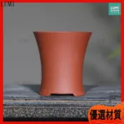 紫砂花盆 微型小品盆栽 拇指盆 多肉花盆 陶瓷盆器 粗陶盆 桌面擺飾 盆栽 小花盆 透氣 園藝 裝飾 盆器 擺件 古風