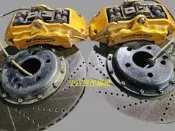 (中古零件協尋) BENZ W204 W212 BREMBO 18Z 前六活塞355mm 後四活塞345mm 卡鉗 碟盤