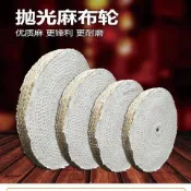 購滿99出貨【免運】木材電動工具金屬鏡面打磨拋光輪上蠟拋光麻布輪劍麻輪磨頭布輪
