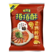 【神腦生活】【可樂果】捲捲酥 老酒醉蝦口味95g/包x12包/箱