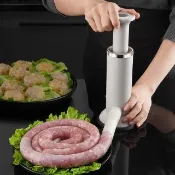 【PUSH!】廚房用品 手動灌香腸器 肉丸製作器 蝦球工具 熱狗香腸製作工具(灌香腸器 肉丸製作工具 D306-1)