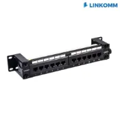 (店+)12Port 1U 10吋 CAT.6 壁掛式 網路 跳線面板 RJ45 Patch Panel 弱電