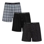【Costco好市多】Calvin Klein 男純棉平口褲3入組 S Calvin Klein Men's Woven Boxer 3-Pack Set S