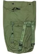 美軍公發 Duffel Bag 行李袋 水兵袋 大型移防背包 80L 尼龍材質 綠色