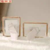 【免運】【可洗照片】透明相框創意10寸7寸8寸6寸5寸寶寶擺臺復古婚紗兒童相架沖洗相片中空相框照片相框4x6相框票根相