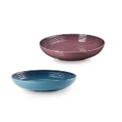 【Le Creuset】瓷器義麵盤 22cm(無花果/水手藍 2色選1)