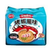 享味食光烤蝦風味袋麵70 g克 x 5【萬家福】