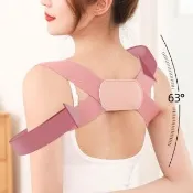 【Dagebeno荷生活】親膚透氣舒適不勒開肩擴胸帶 鬆緊可調高彈柔軟調整身型美姿帶(2入)