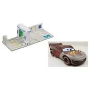 預購 汽車總動員 CARS 油車水鎮 閃電麥坤+洗車場 TOMICA WM模型