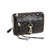 REBECCA MINKOFF Quilted Mini MAC 限量版 黑色 菱格 金鏈 現貨