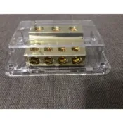 電源≡負極0AWG 4AWG / 8AWG純銅分配座.可用引擎室接地線3進4出