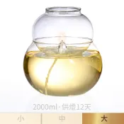【臺灣製】大如意A14防風油燈組(附燈芯) 供燈12天 超耐熱高硼砂玻璃 供燈 供油燈 光明燈 石蠟油燈