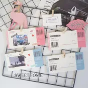 [🔺現貨] 隨貨附發票▶Sweet Home－旅行機票造型小卡 - 房間裝飾 手工卡片 生日禮物 生日卡片 情侶出國