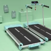 【跑步機 走步機】海斯曼平板 家用款小型迷妳 室內靜音折疊 電動跑步機 健身器材家用 平板走步機 可開發票???♂???