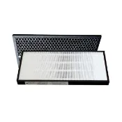 【PUREBURG】適用Panasonic 國際牌 空氣清淨機F-PXC50W 副廠替換用HEPA濾網組(HEPAX1+活性碳濾心X1)