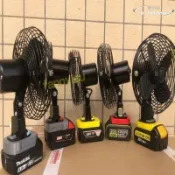 鶴町商社 鋰電風扇 牧田 得偉 博世 米沃奇18v m18 充電 8吋超強風力 充電扇 鋰電風扇