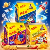 統一科學麵 科學麵 香蔥雞汁風味 香辣 統一脆麵 40gx5入（一袋5包）袋裝五包入 點心麵