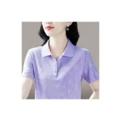 (店+)免稅免運｜hc精選 薄荷綠清爽媽媽短袖t恤女夏季新款港風運動polo衫女寬松版潮