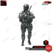 【台灣出貨】✨免運 白膜 1/35現代美軍海豹突擊隊步槍手 樹脂兵人USK-13 模型製作