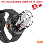 SAMSUNG 3 片適用於三星 Galaxy Watch 9 8 40mm 44mm8 經典 46MM 屏幕保護膜的軟