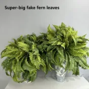 超大假波士頓蕨類植物仿真蕨類室內植物蕨葉景觀植物造景裝飾傢居裝飾咖啡廳裝飾