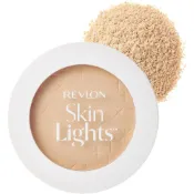 (店+)【REVLON】【101 亮膚米色 】日本製 Skin Lights 煥彩蜜粉餅10g  玻尿酸保濕 定妝補妝 輕盈防曬