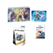 AS電玩旗艦館 BEYBLADE X 戰鬥陀螺 UX-08 霜輝銀狼 (台版) + 小魔女諾貝塔 豪華版周邊(無遊戲)