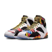 (店+)【NIKE 耐吉】Air Jordan 7 Retro Miro 奧運藝術 塗鴉 高筒 男鞋 IQ6573-100