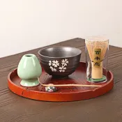 銀聯網日用品生活館 日本竹茶刷子茶筅套裝 百八十本立數穗 茶具茶道碗日式打抹茶工具