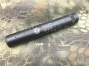 現貨 長版 加長 鋁合金 全金屬 滅音管 消音器 14mm 逆牙 M4 手槍 電動槍 玩具槍