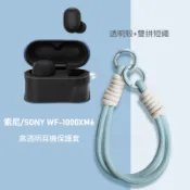 索尼/SONY WF-1000XM6 藍牙耳機保護套 防摔軟殼 超薄耳機套 冰晶透明殼 全包TPU耳機殼 耳機倉保護殼