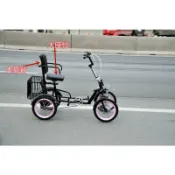 升級三輪車四輪 車接送老人買菜偏癱康復 人力車腳踏車健身休閑車崇源